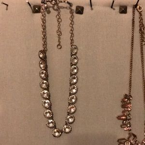 White and gold necklace